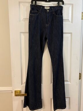 Current/Elliott Dark Indigo Flared Jeans
